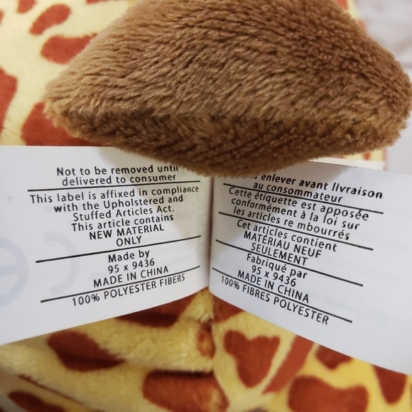 Kellytoy Original Baby Giraffe Plush Stuffed Animal 12 Inch 2013 With Tag - Picture 10 of 11